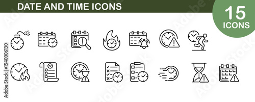 Date and time icon logo vector suitable for percentage logo and infographics