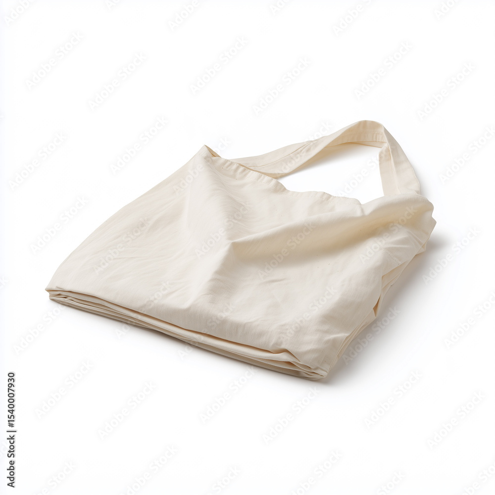 Naklejka premium Reusable shopping bag made of organic cotton