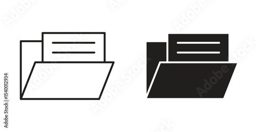 File icon Logos. Flat Vector Icon Design Template