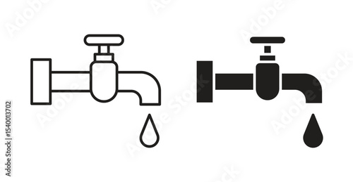 Faucet drip icon
