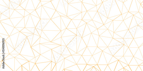  Abstract of simple gold line triangle pattern geometric background .white background creative and geometric shape with white luxury pattern .gold and white geometric background with low poly triangle
