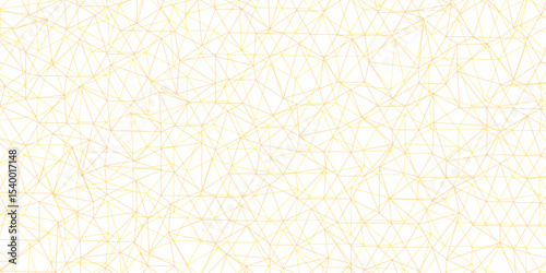  Abstract of simple gold line triangle pattern geometric background .white background creative and geometric shape with white luxury pattern .gold and white geometric background with low poly triangle