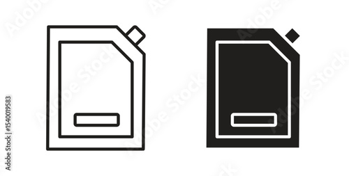 Doy pack pouch icon for social media, app, and web design. Vector illustration.
