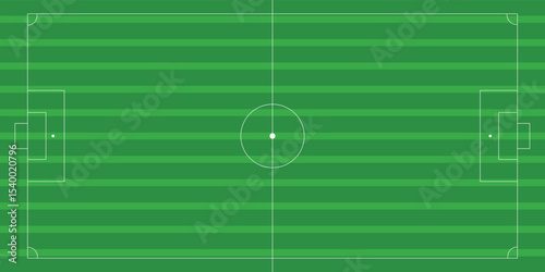 Football field. Football field lines style. Black field and stadium outline scheme on white background eps10.
