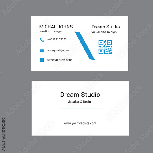 vector business card template