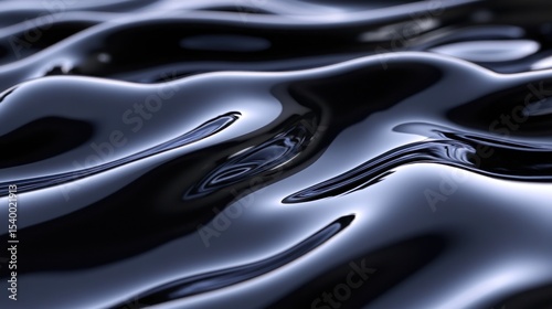 Abstract liquid waves