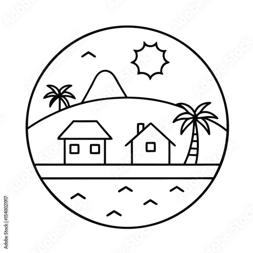 house in the sun