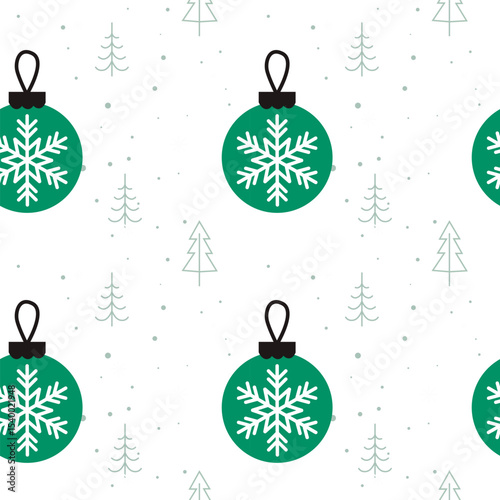 christmas background with snowflakes