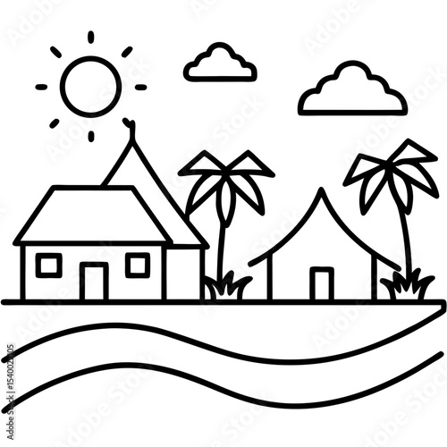 vector illustration of a house