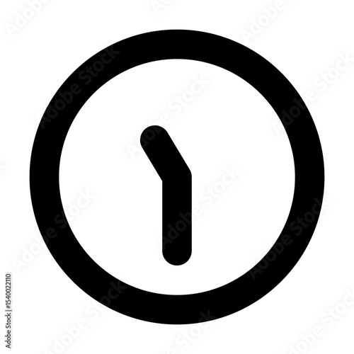 Clock with Arrow / Clockwise Direction