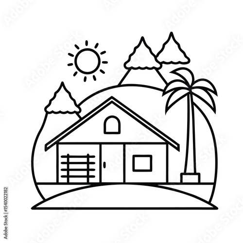 illustration of a house
