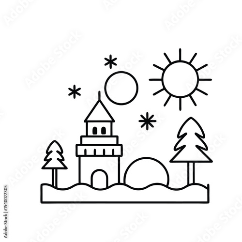 vector illustration of a house
