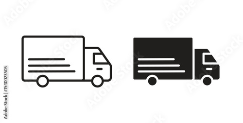Delivery van icon
