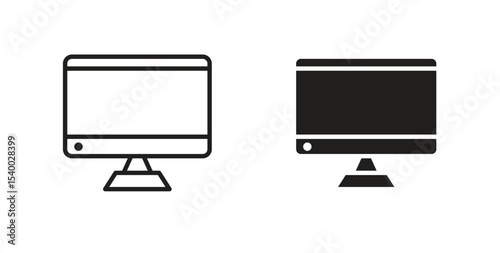 Computer screen icon