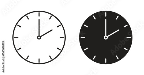 Clock two icon