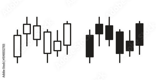 Chart candlestick icon