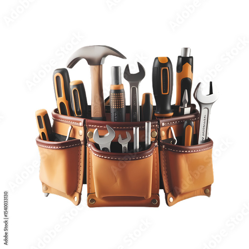  Leather Tool Belt with Tools