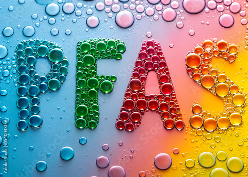 PFAS sign with Bubble: A striking visual representation of the chemical substances 