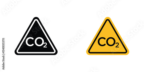 CO2 warning sign