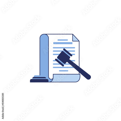 Symbolic Representation of Law Justice and Legal Proceedings.