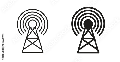 Broadcast tower icon
