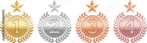Gold, Silver, Bronze