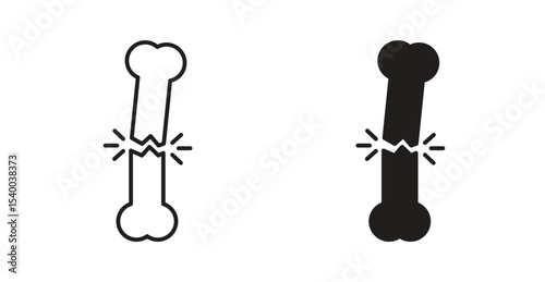Bone break icon