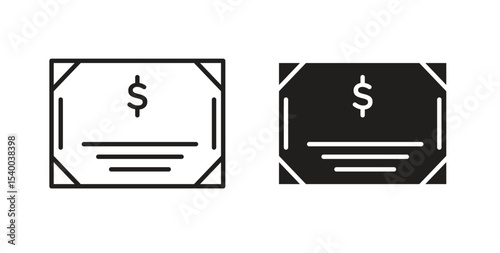 Bonds icon Logos. Flat Vector Icon Design Template
