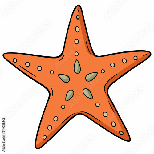Minimal Starfish Illustration