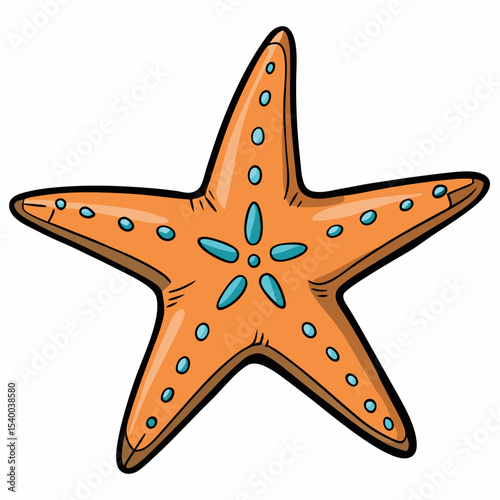Minimal Starfish Illustration