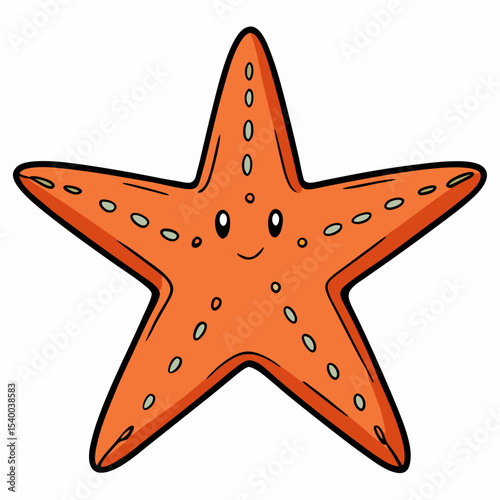 Minimal Starfish Illustration