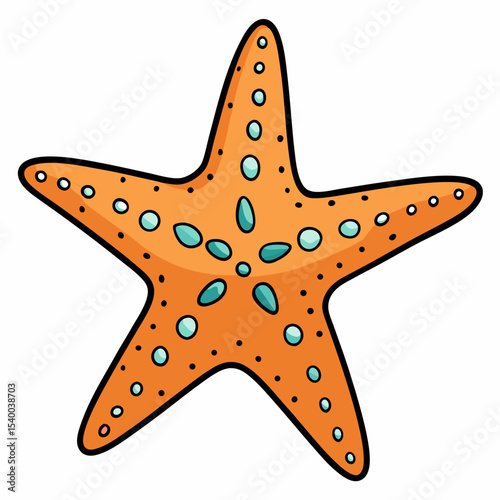 Minimal Starfish Illustration