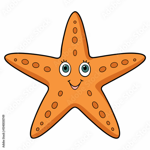 Minimal Starfish Illustration