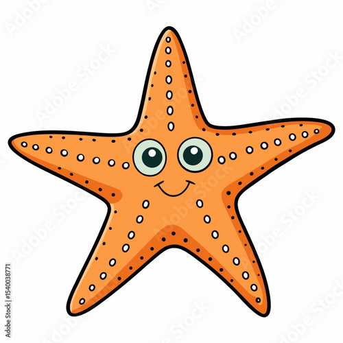 Minimal Starfish Illustration