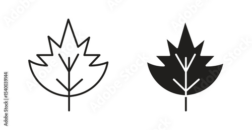 Birch leaf icon