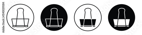 Binder clip icon