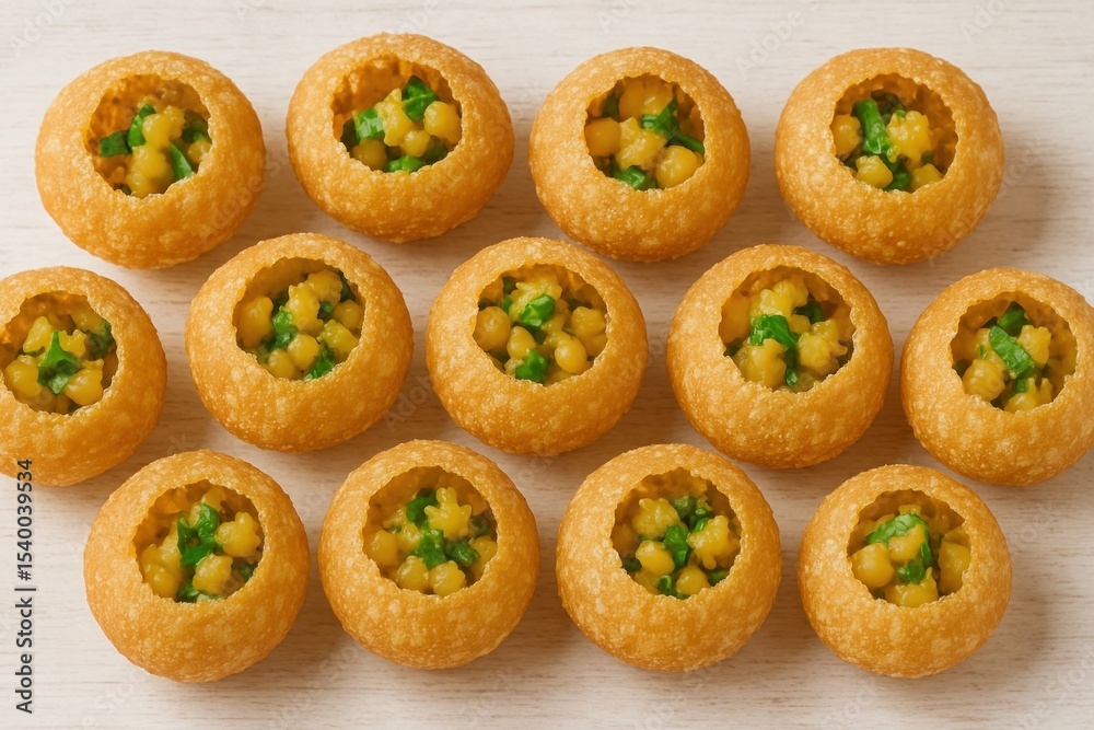 Crispy Indian street snack Crispy Indian street snack