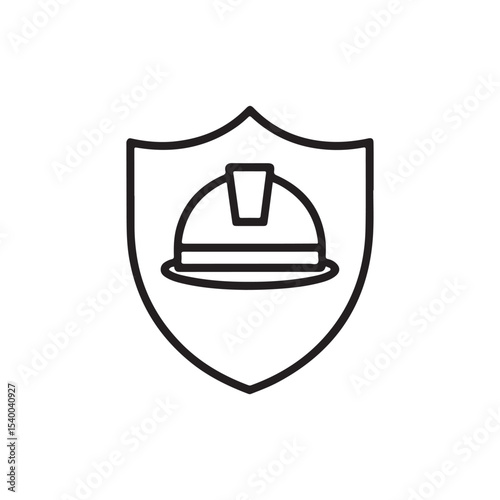 Construction Worker Safety Helmet Protection and Workplace Shield