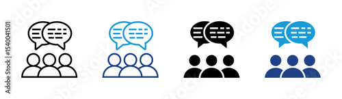 Group Discussion Icon