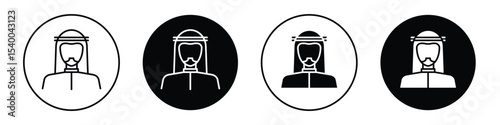 Arabic man icon