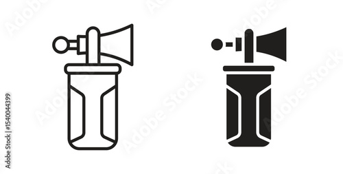 Air horn icon Logos. Flat Vector Icon Design Template