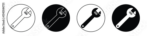 Adjustable wrench icon
