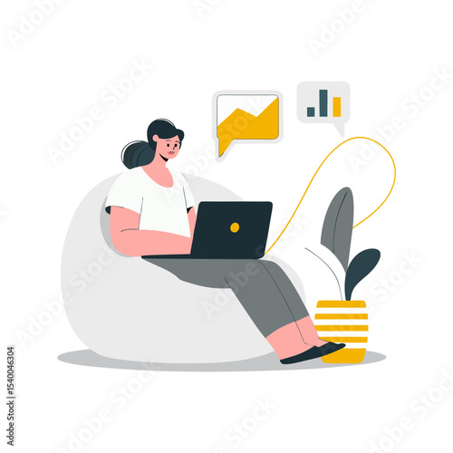 Relaxed Remote Work and Data Analysis