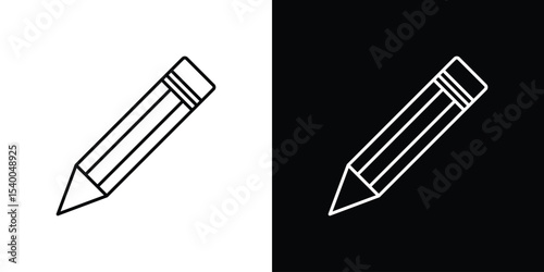 Pencil icon concept. vector set. Eps10