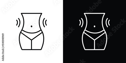 Weight loss icon Design Template vector set for graphic work