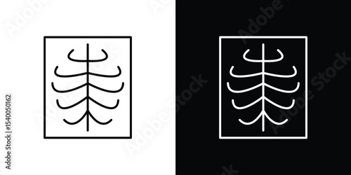 X ray icon for social media, app, and web design. Vector illustration.