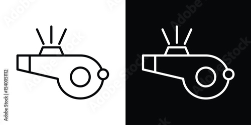 Whistle icon Design Template vector set for graphic work
