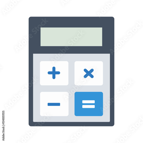 calculator single business icon