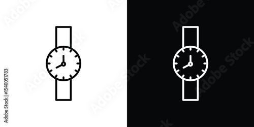 Watch icon Design Template vector set for graphic work