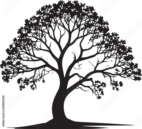  Tree silhouette Vector | Minimalist & Trendy Tree Silhouette Design | Unique & Stylish Tree Artwork for Vector design